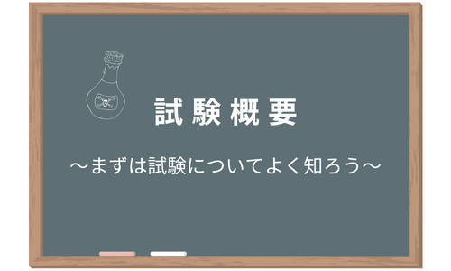 試験概要とテーマについて画像
まずは試験についてよく知ろう